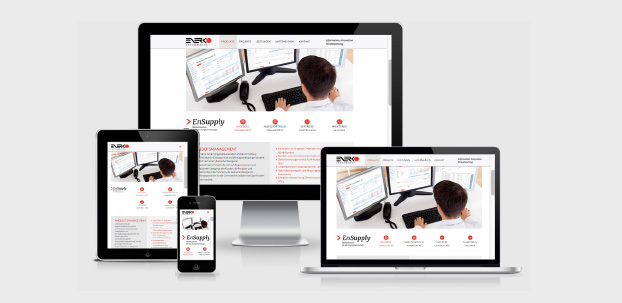 Webdesign auf unterschiedlichen Endgeräten.