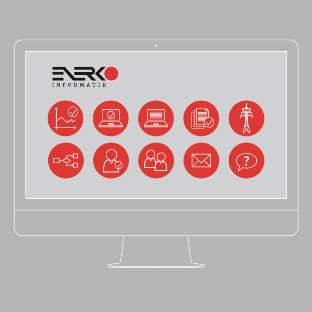 Icons auf der Website von ENERKO
