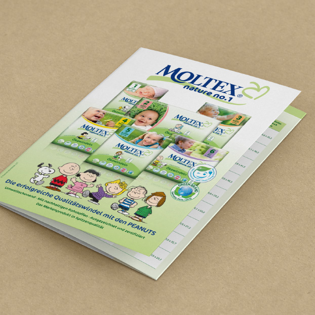 Broschüre von Moltex. nature no.1