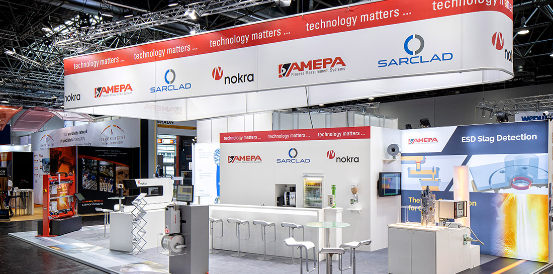 Nachdem etctera das neue Broschürenkonzept entwickelt hat, begleiteten wir AMEPA ebenfalls zur internationalen Fachmesse METEC 2019.