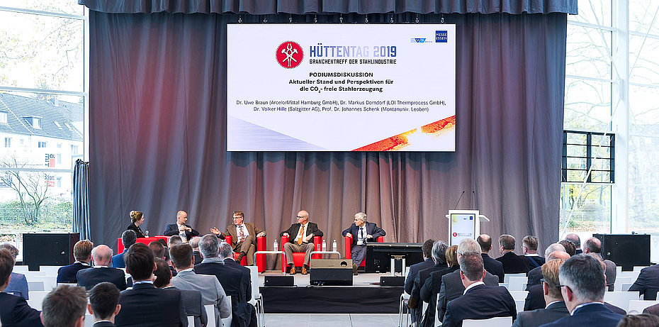 Diskussionen, Vorträge und Keynotes auf dem Hüttentag 2019.