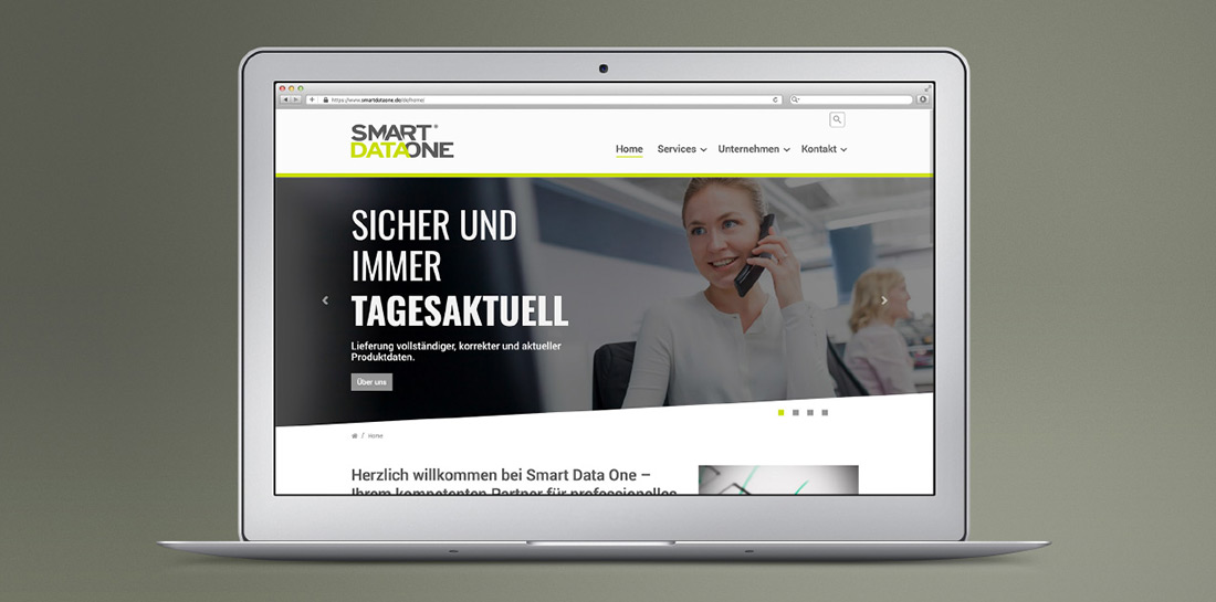 SmartDataOne mit neuer Website als Schnittstelle zwischen Servicedienstleister und Kunde.