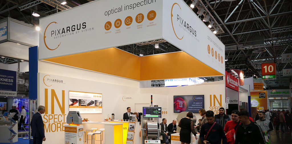 Messestand von Pixargus, der von etcetera in Kooperation mit Kettner Messebau entwickelt wurde.