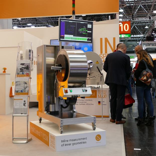 Messestand von PIXARGUS auf der K 2019 in Düsseldorf.
