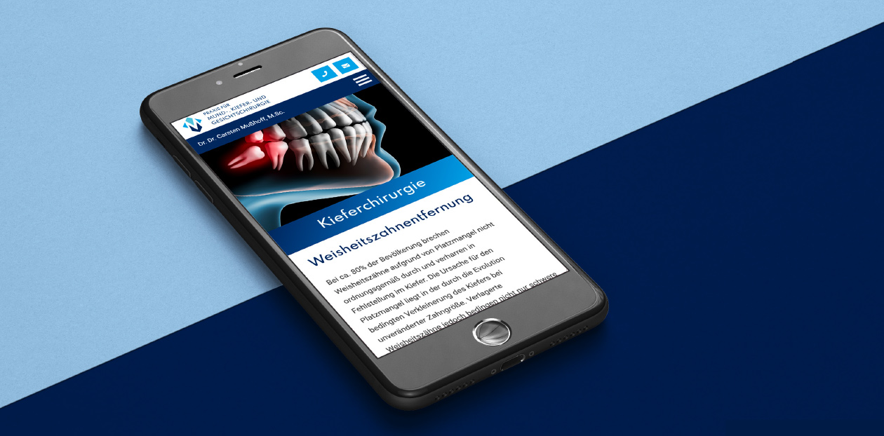 Neue Website von Dr. Dr. Mußhoff